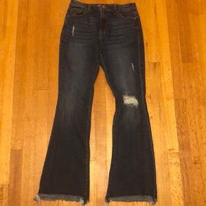 Juniors No Boundaries Stretch high rise flare jeans size 7